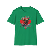 Bring Your House Down Unisex Canadian Moose Softstyle T-Shirt - 'We Will Bring Your House Down' Design