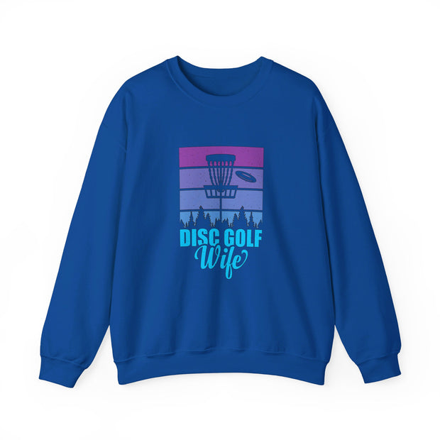 Disc Golf Wife Unisex Heavy Blend™ Crewneck Sweatshirt