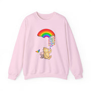 Winnie the Pooh Raining Pride Unisex Heavy Blend™ Crewneck Sweatshirt