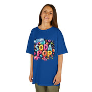 Kids Soda Pop Tee, Fun T-Shirt, Cute Apparel for Kids, Gift for Birthdays, Playdate Outfit, Colorful Kidswear