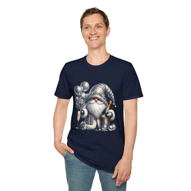 New Year Gnome Unisex Softstyle T-Shirt