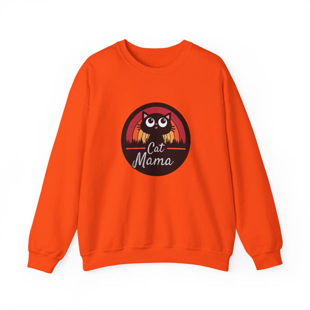 Cat Mama Unisex Heavy Blend™ Crewneck Sweatshirt