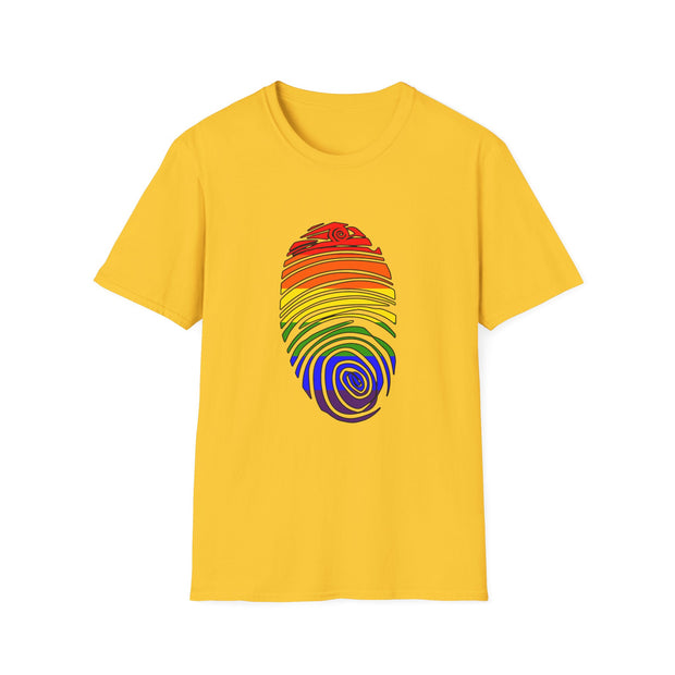 Pride Fingerprint Unisex Softstyle T-Shirt
