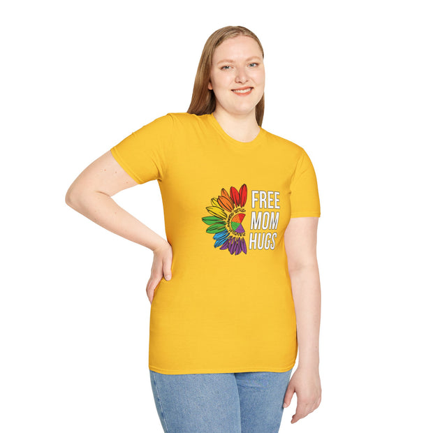 Pride Mom Hugs Unisex Softstyle T-Shirt