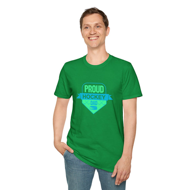 Proud Hockey Dad Unisex Softstyle T-Shirt