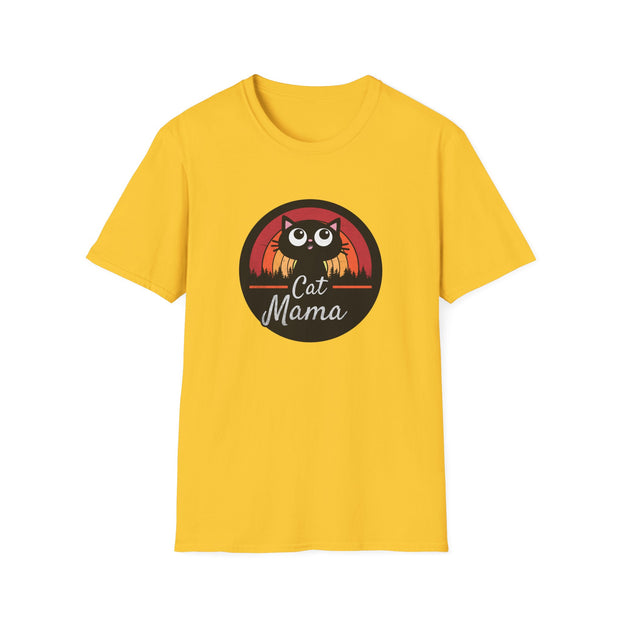 Cat Mama Unisex Softstyle T-Shirt