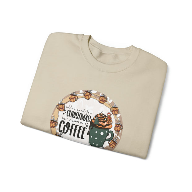 Christmas Coffee Unisex Heavy Blend™ Crewneck Sweatshirt