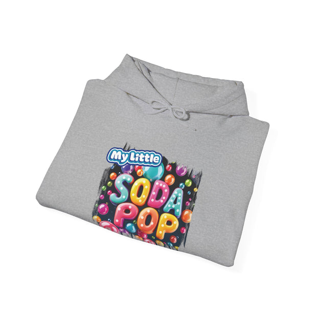 My Little Soda Pop Hooded Sweatshirt, Trendy Unisex Pullover, Fun Gift for Teens, Casual Wear, Comfortable Street Style