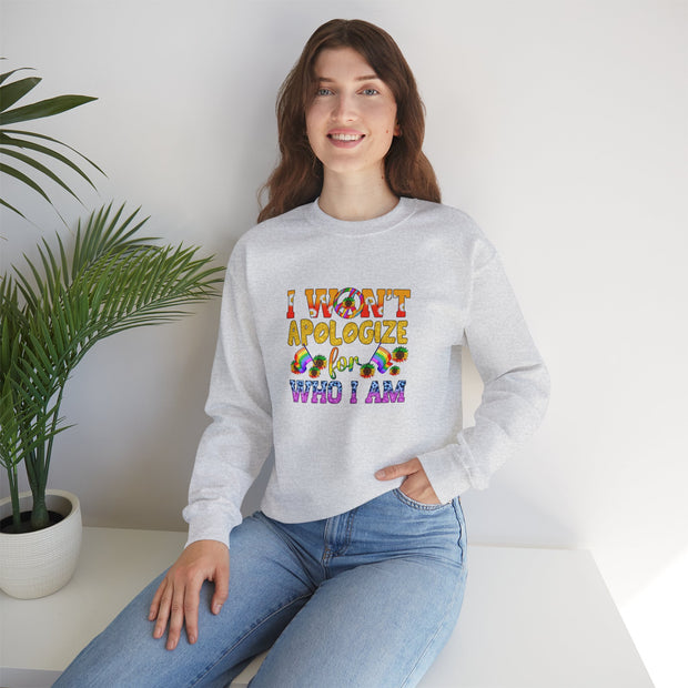 I Won’t Apologize Unisex Heavy Blend™ Crewneck Sweatshirt