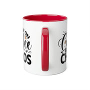 Coffee and Chaos Accent Mugs, 11oz