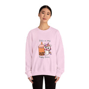 Unicorn Boba Unisex Heavy Blend™ Crewneck Sweatshirt