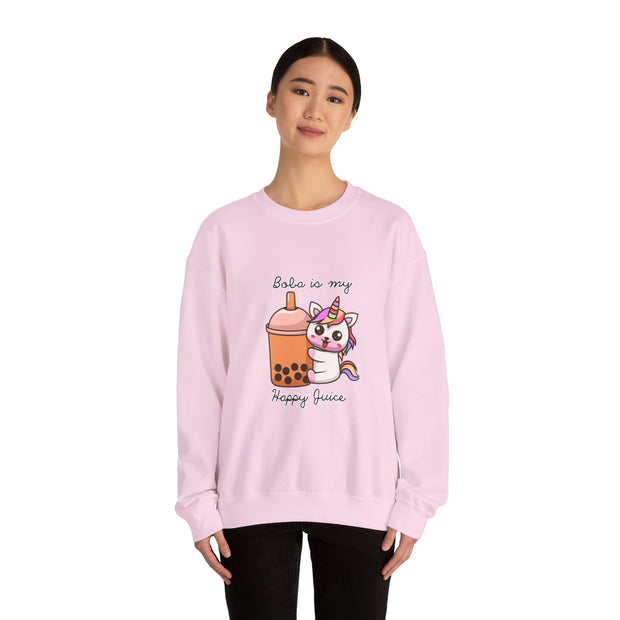 Unicorn Boba Unisex Heavy Blend™ Crewneck Sweatshirt