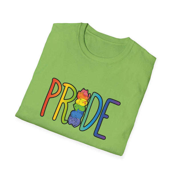 Cat Pride Tower Unisex Softstyle T-Shirt
