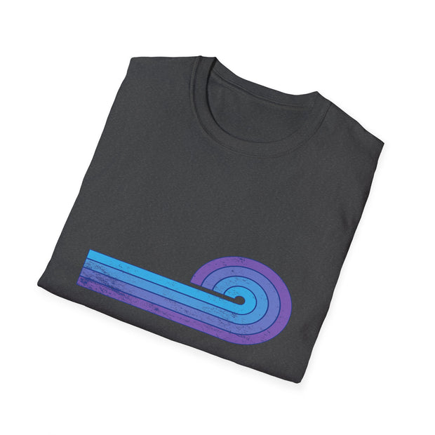 Semicircle Stripes Unisex Softstyle T-Shirt