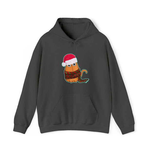 Christmas cat Unisex Heavy Blend™ Hooded Sweatshirt