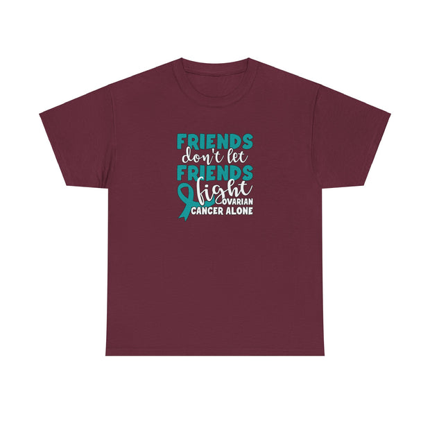 Ovarian Cancer Friends Unisex Heavy Cotton Tee