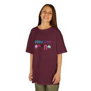 Cute Kids Soda Pop Cotton Tee , Kids Birthday Gift, Summer T-Shirt, Playful Graphic Tee, Party Outfit