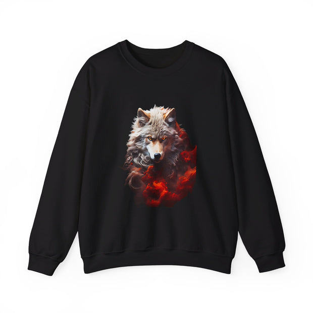 Smokey Wolf Unisex Heavy Blend™ Crewneck Sweatshirt