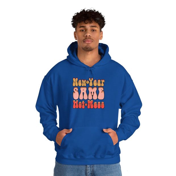 Same Hot Mess Unisex Heavy Blend™ Hooded Sweatshirt