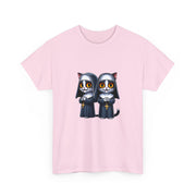 Horror Movie Cats Unisex Heavy Cotton Tee