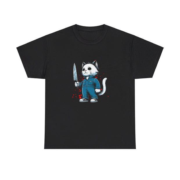 Horror Movie Cats Unisex Heavy Cotton Tee