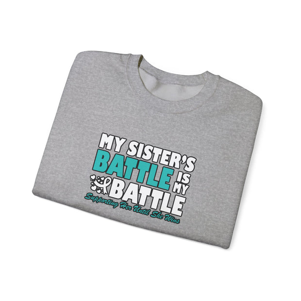 My Sister’s Battle Unisex Heavy Blend™ Crewneck Sweatshirt