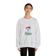Christmas cat Unisex Heavy Blend™ Crewneck Sweatshirt