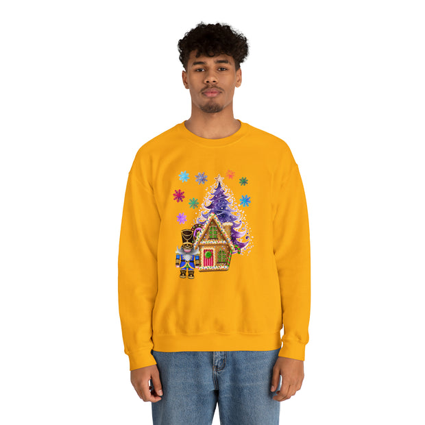 Gnome Nutcracker Unisex Heavy Blend™ Crewneck Sweatshirt
