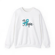 Ovarian Cancer Hope Unisex Heavy Blend™ Crewneck Sweatshirt