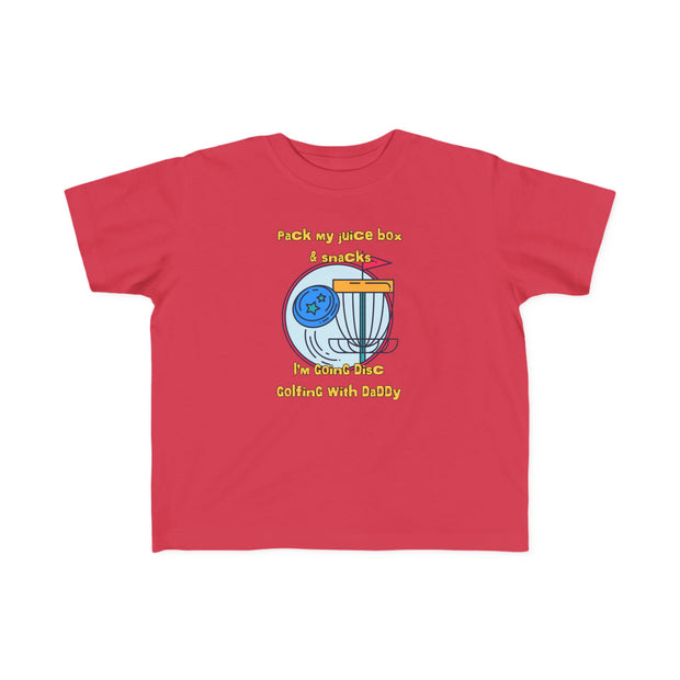 Disc Golf with Daddy Toddler's Fine Jersey Tee