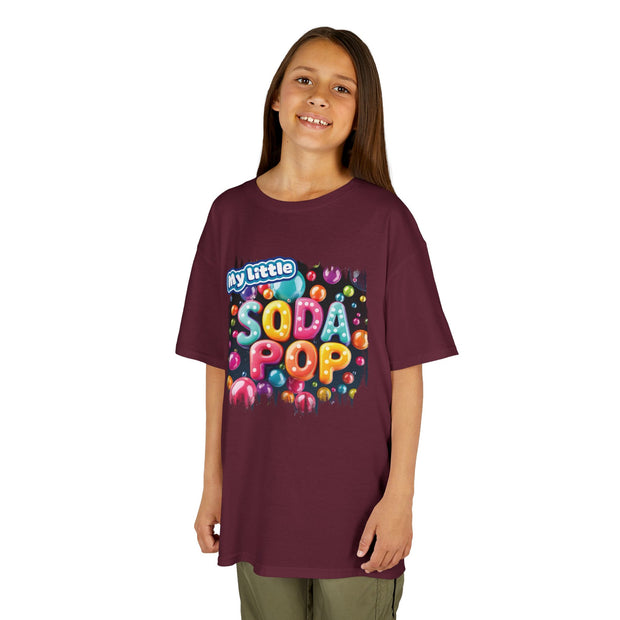 Kids Soda Pop Tee, Fun T-Shirt, Cute Apparel for Kids, Gift for Birthdays, Playdate Outfit, Colorful Kidswear