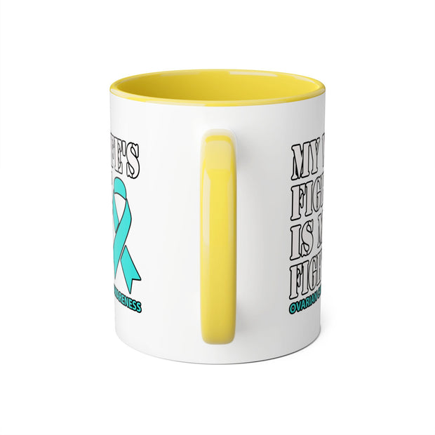 Ovarian Cancer Accent Mugs, 11oz