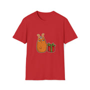 Christmas cat Unisex Softstyle T-Shirt