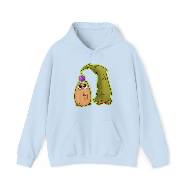 Christmas Cat Unisex Heavy Blend™ Hooded Sweatshirt