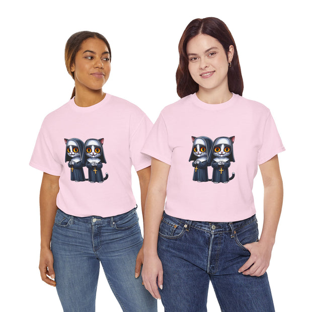 Horror Movie Cats Unisex Heavy Cotton Tee