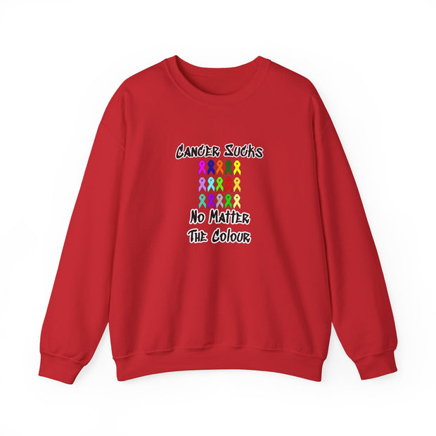Cancer Sucks Unisex Heavy Blend™ Crewneck Sweatshirt