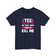 Breast Cancer Unisex Heavy Cotton Tee