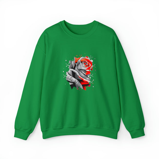 Rose Unisex Heavy Blend™ Crewneck Sweatshirt