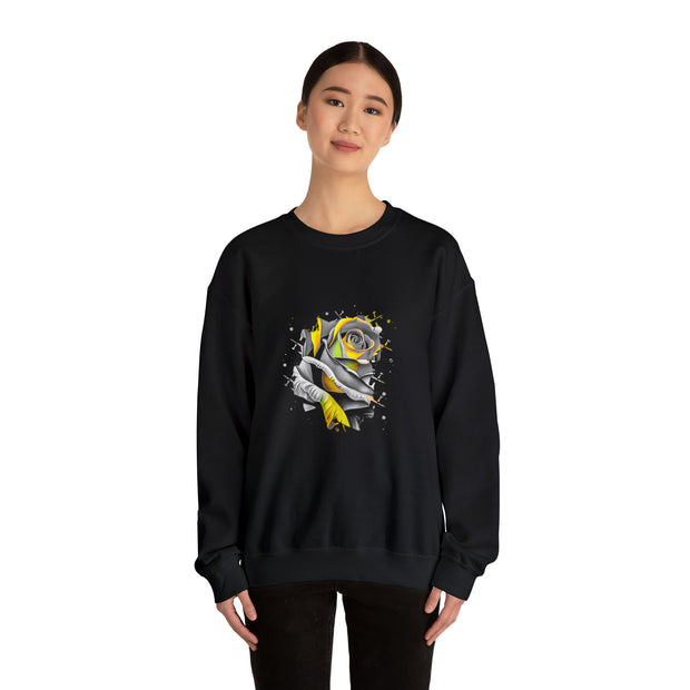 Rose Unisex Heavy Blend™ Crewneck Sweatshirt