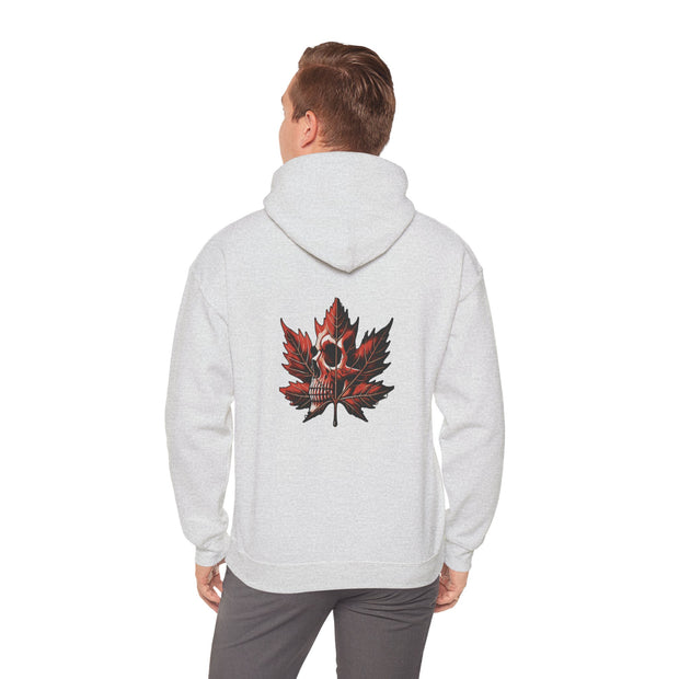 Maple Leaf Skull Unisex Heavy Blend™ Hooded Sweatshirt