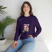 Christmas cat Unisex Heavy Blend™ Crewneck Sweatshirt