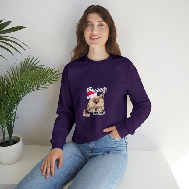 Christmas cat Unisex Heavy Blend™ Crewneck Sweatshirt