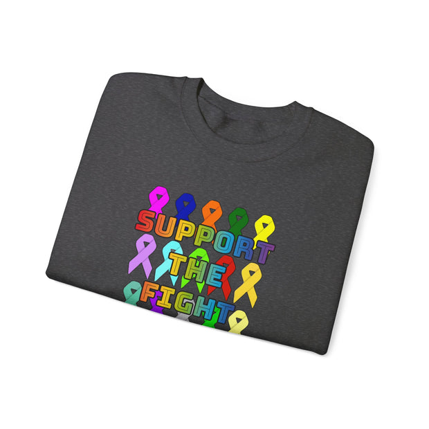 Support the Fight Unisex Heavy Blend™ Crewneck Sweatshirt