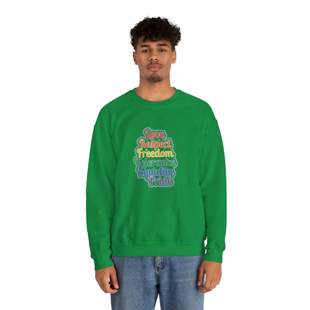 Love Respect Freedom Unisex Heavy Blend™ Crewneck Sweatshirt