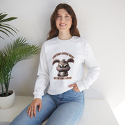 I Pretend that Coffee Helps Unisex Heavy Blend™ Crewneck Sweatshirt