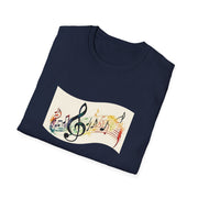 Musical Notes Unisex Softstyle T-Shirt