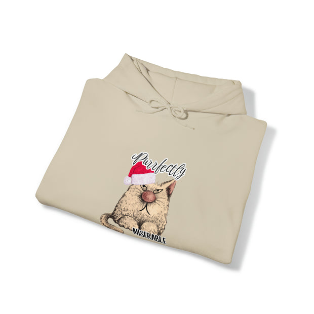 Christmas cat Unisex Heavy Blend™ Hooded Sweatshirt