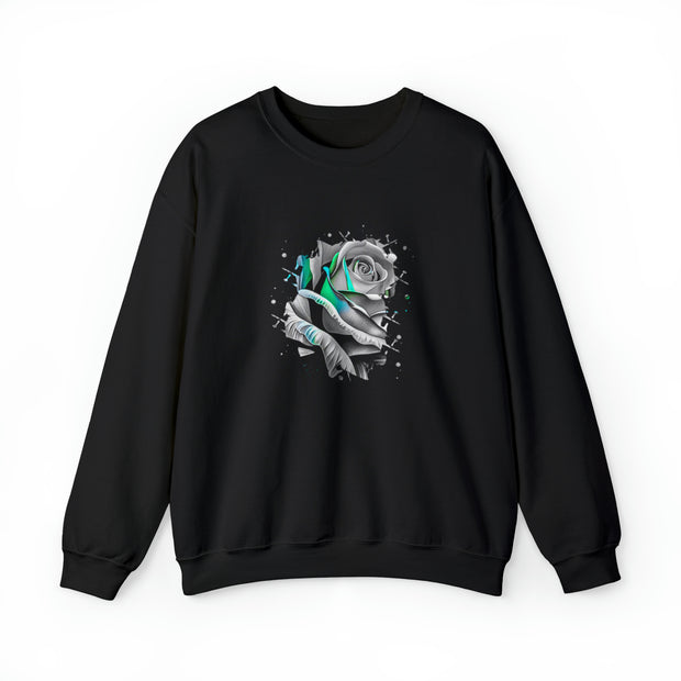 Rose Unisex Heavy Blend™ Crewneck Sweatshirt