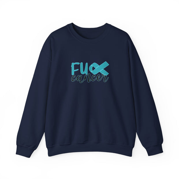 Fuck Cancer Unisex Heavy Blend™ Crewneck Sweatshirt