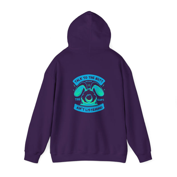 Talk to the Butt Unisex Heavy Blend™ Hooded Sweatshirt